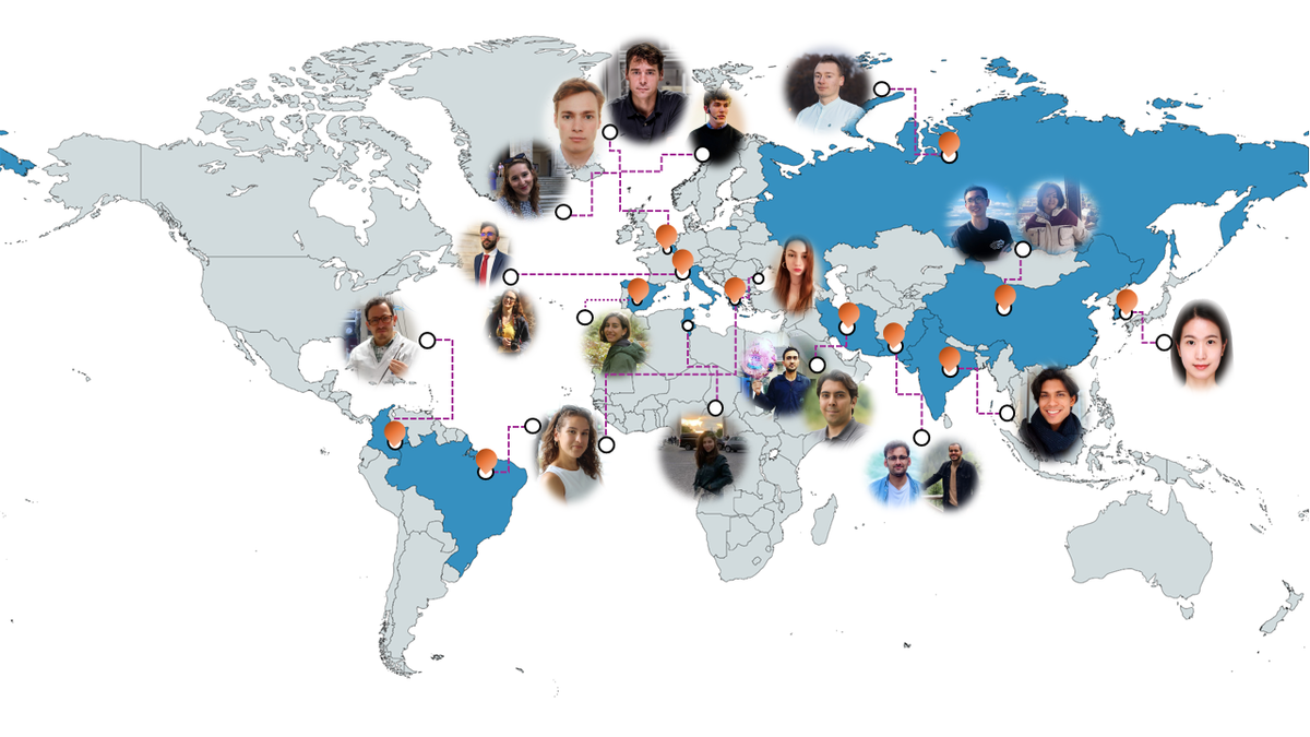 Research Group Member Map